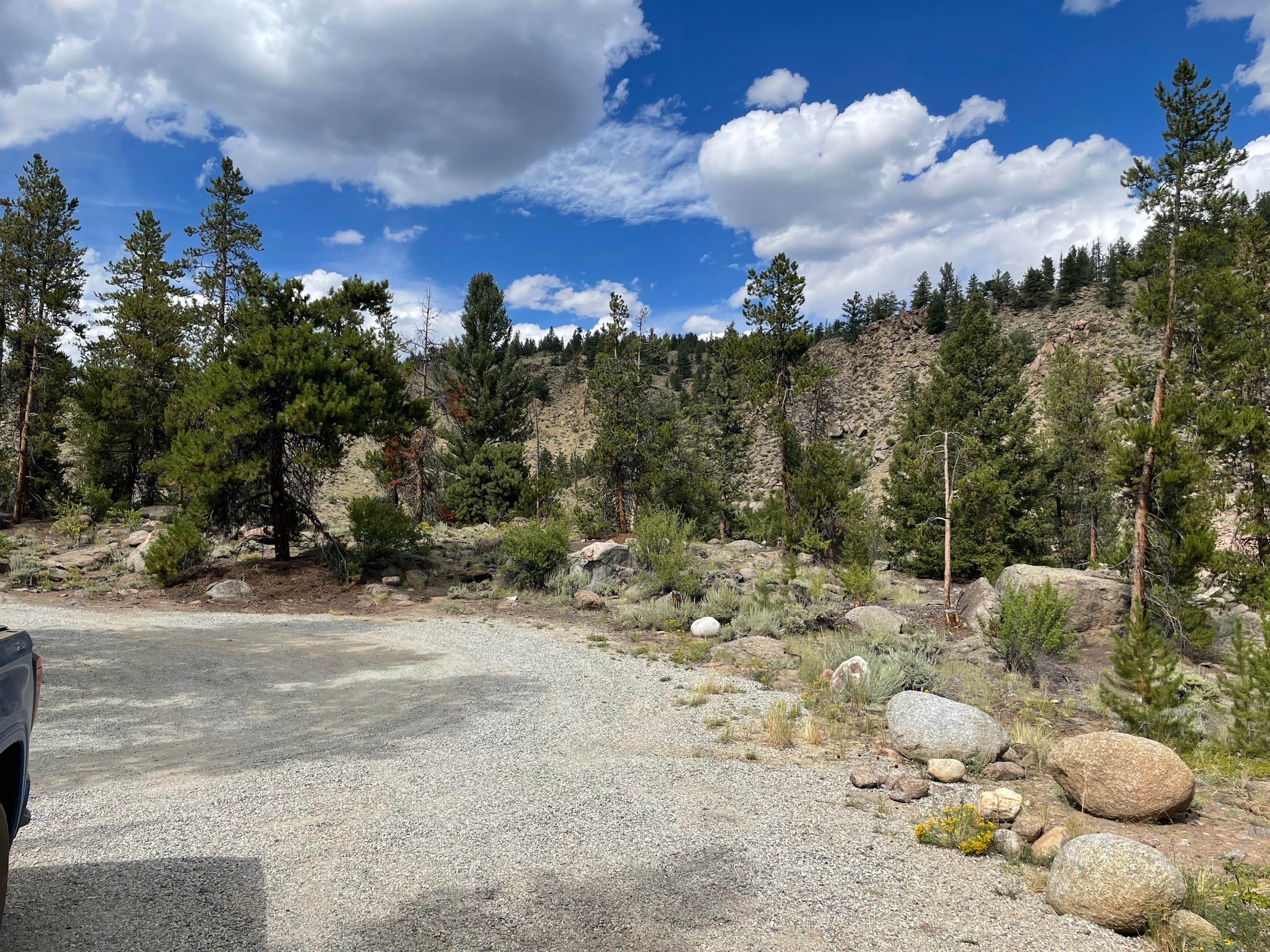 Chris P.'s photo of a dispersed camping area at Granite Rock Camp near Fairplay, CO