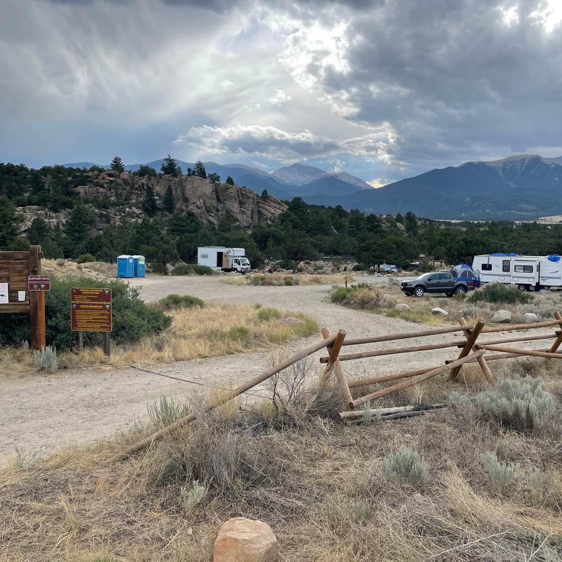 Elephant Rock Campground Buena Vista Colorado Elephant Rock Campground Buena Vista Colorado