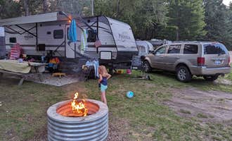 Camping near Haymarsh State Game Area: School Section Lake Veteran's Park Campground, Remus, Michigan