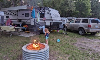 Camping near Bluegill Lake Family Camping Resort: School Section Lake Veteran's Park Campground, Remus, Michigan