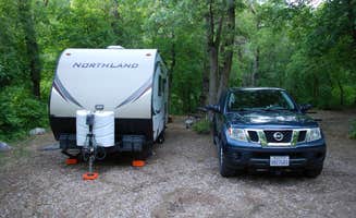 Dennis C.'s photo of rv camping at Oak Creek (fishlake National Forest, Utah) near Lynndyl, UT