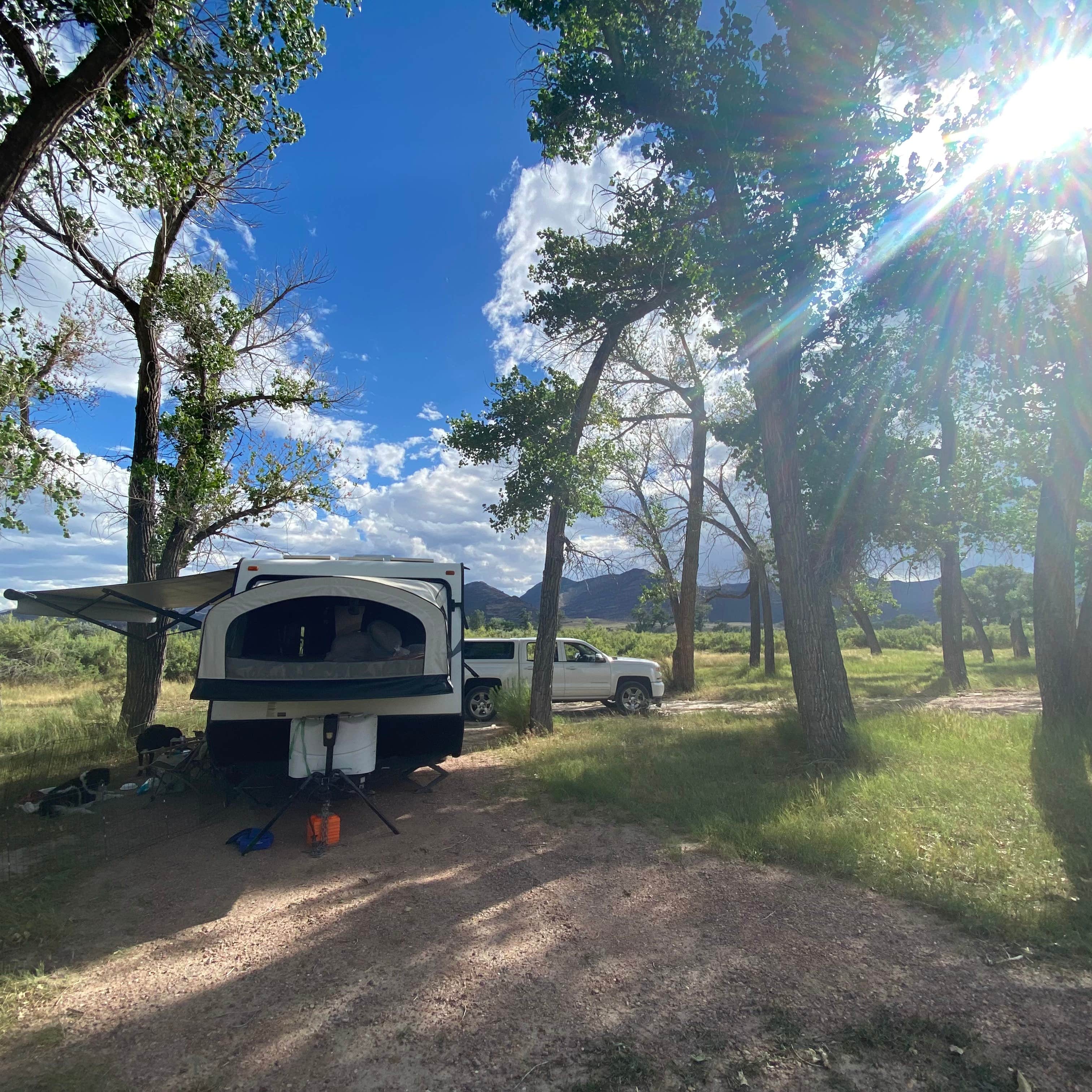 Kim R.'s photo of rv camping at Crook Campground - FWS - Browns Park NWR near Maybell, CO