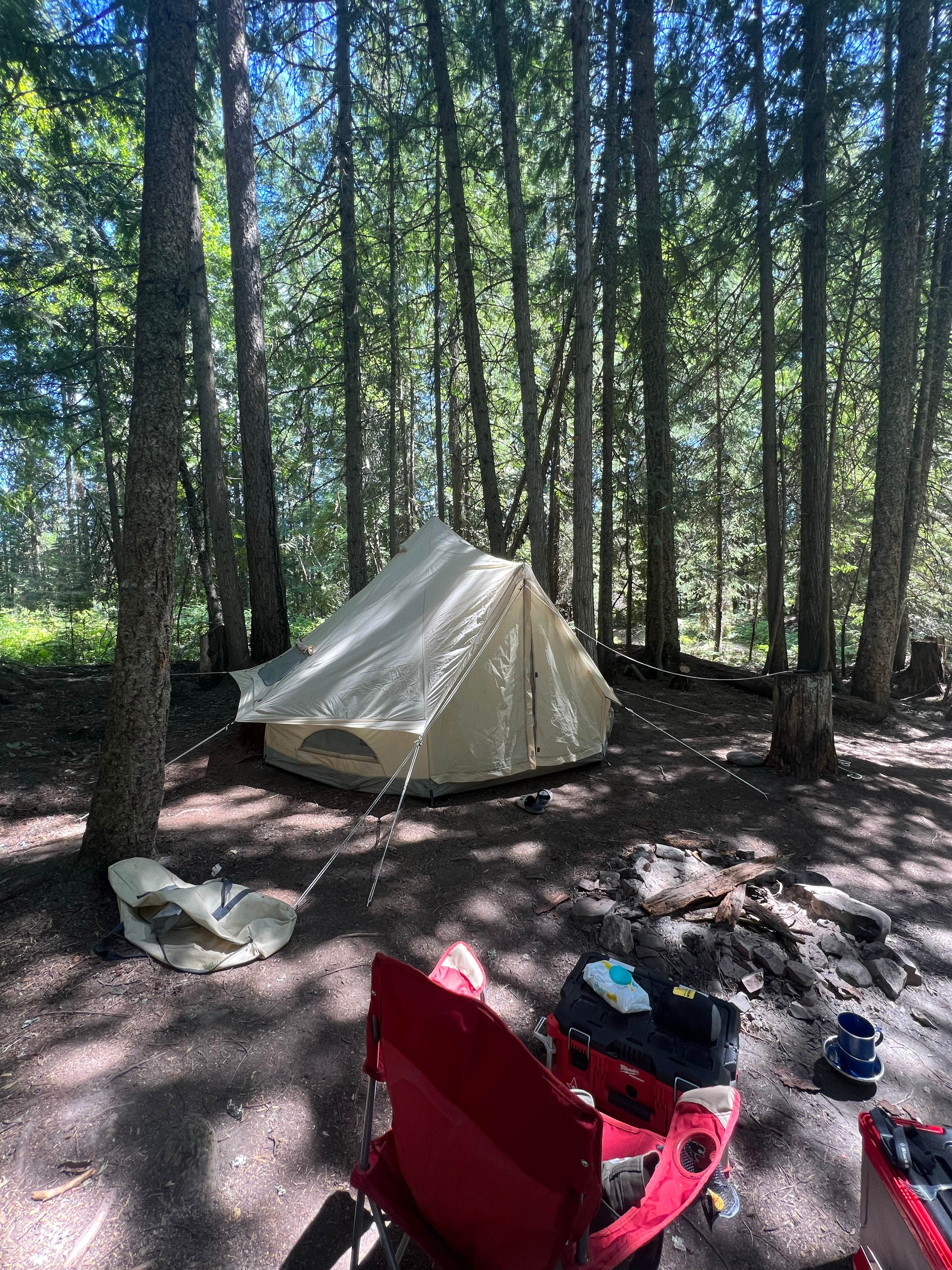 Camper-submitted photo at Glacier Rim River Access 10363 near Columbia Falls, MT