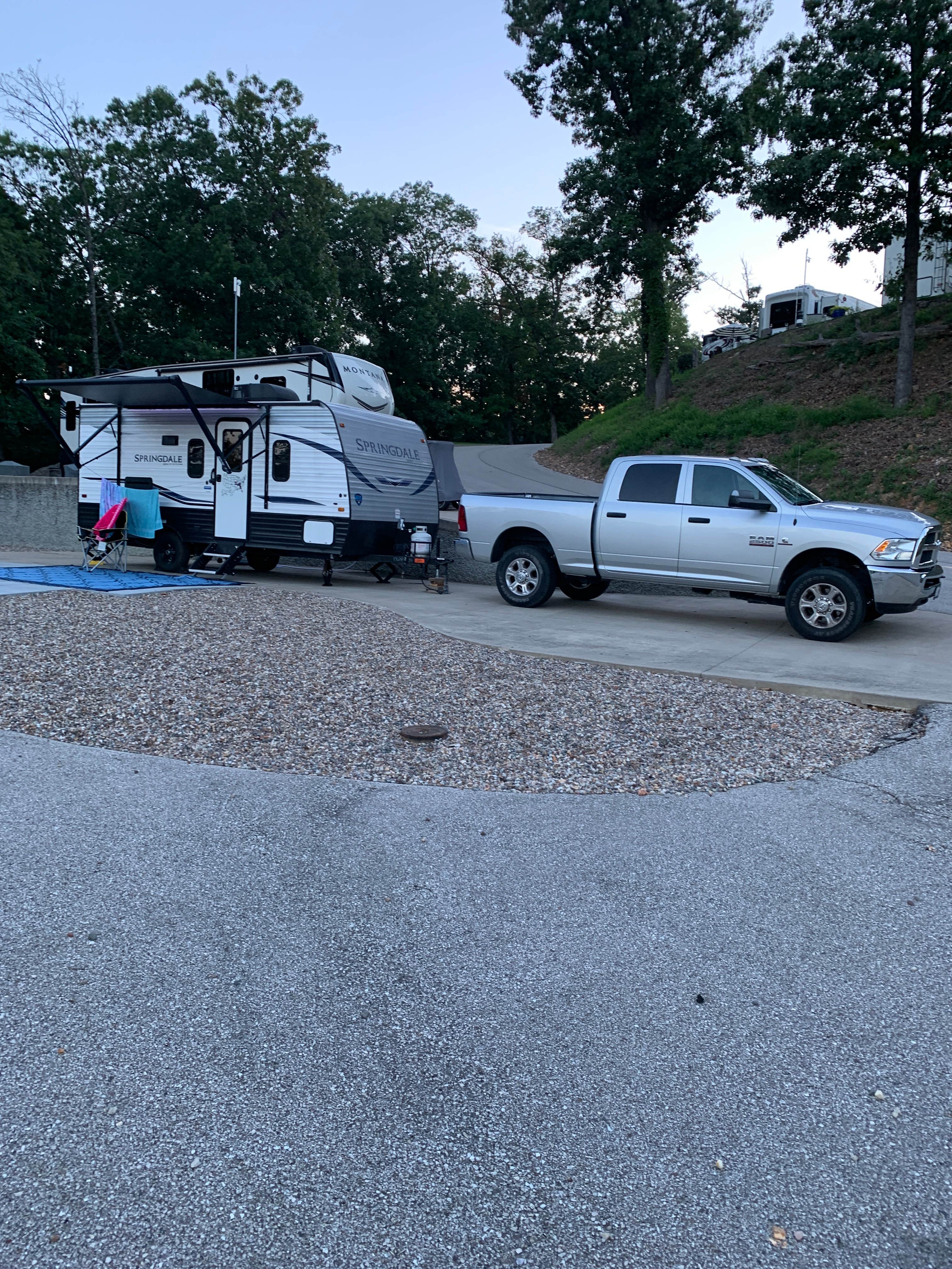 TJ G.'s photo of rv camping at Riveria Villas & RV Resort near Richland, MO