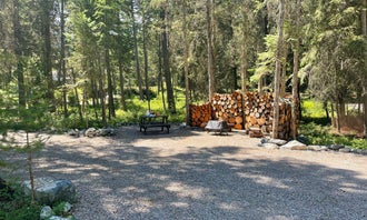 Camping near Big Arm State Unit — Flathead Lake State Park: Camp Lakeside, Lakeside, Montana