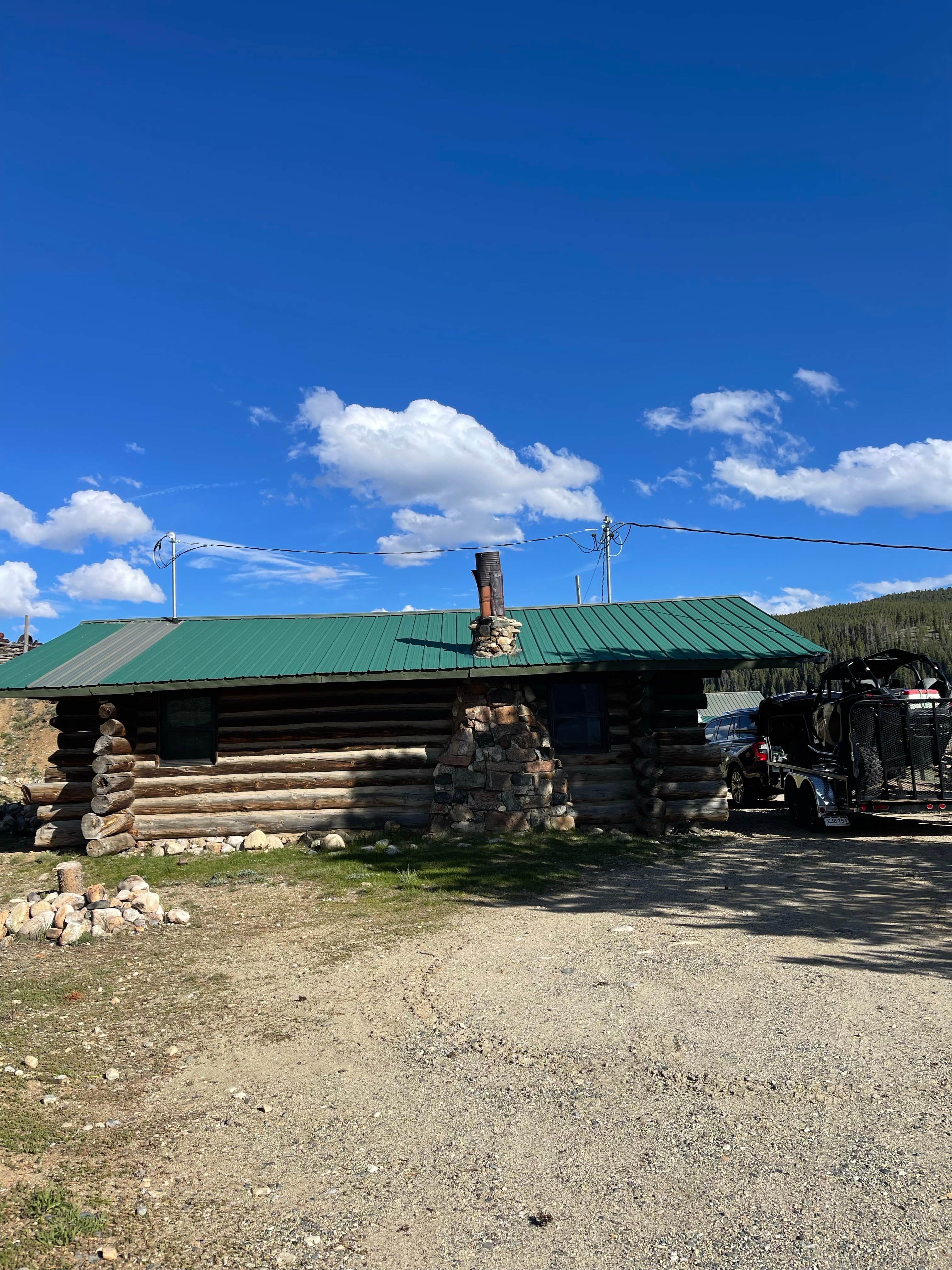 Ruth's photo of a cabin at Taylor Park Trading Post near Fairplay, CO