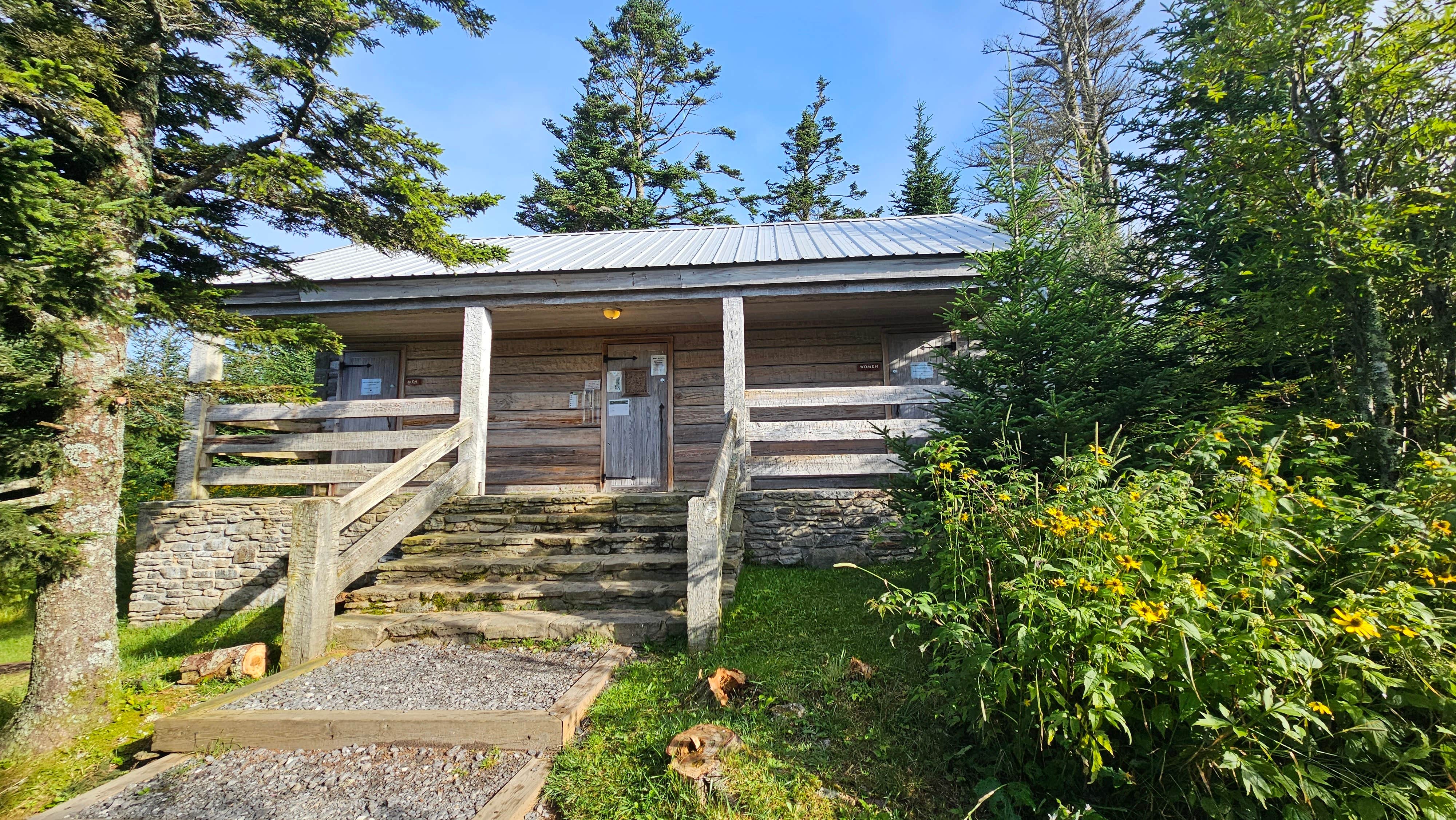 Katrin M.'s photo of glamping accommodations at Mount Mitchell State Park Campground near Arden, NC
