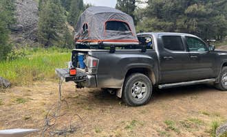 Camping near Basin Creek Transfer Camp Trailhead: Flat Rock Campground, Stanley, Idaho