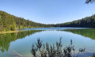 Camping near South Dickey Lake: Martin Lake, Fortine, Montana