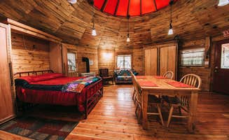 Roy C.'s photo of a cabin at Yurt at Rivendell Romance in the Forest near Wishram, WA