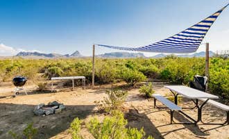 Camping near Tin Valley Retro Rentals: The Permaculture Oasis, Terlingua, Texas