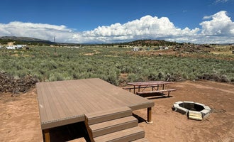 Camping near White House on the ranch : Strawberry Hideout, Fruitland, Utah