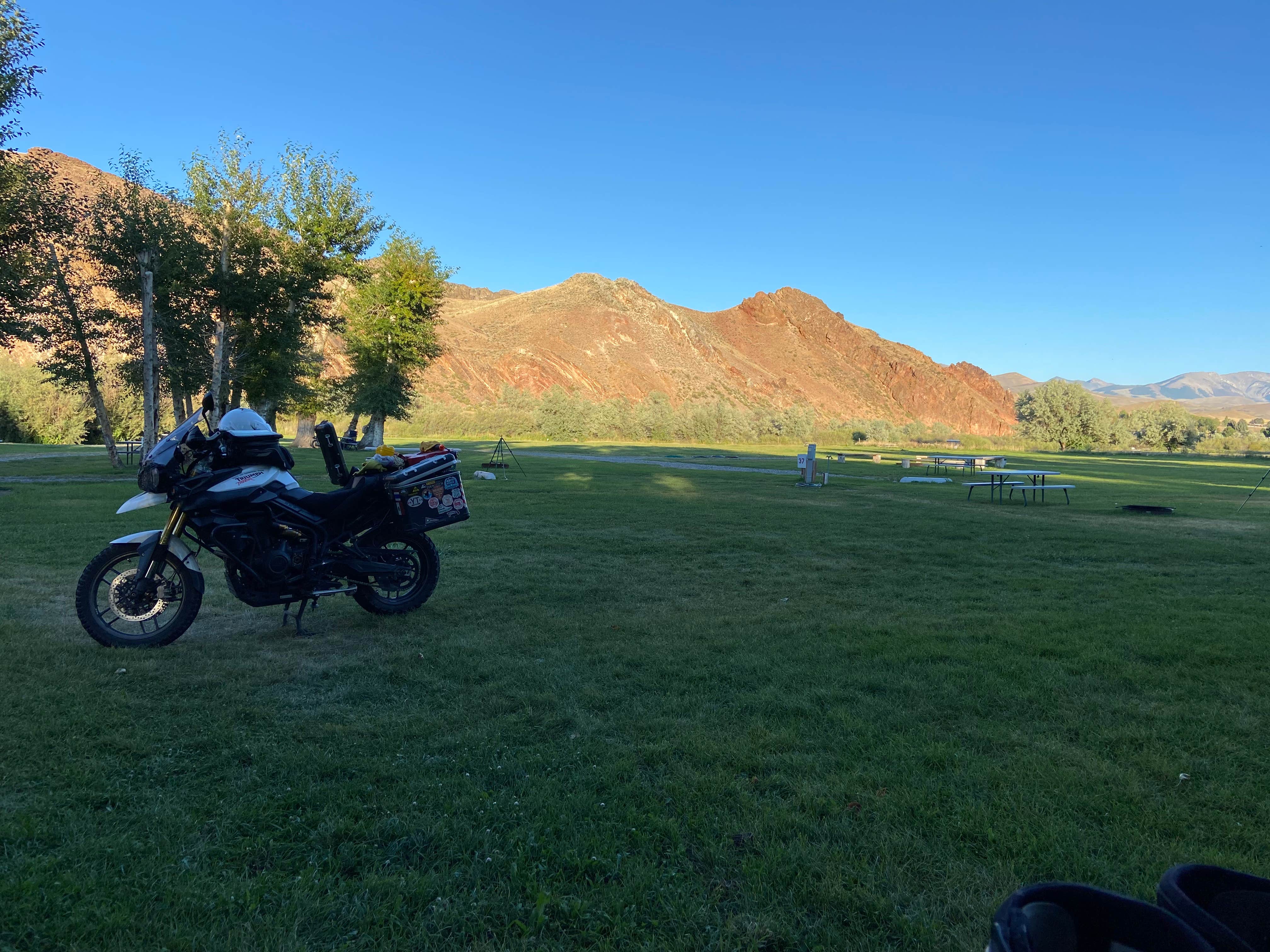 Camper-submitted photo at Challis Hot Springs near May, ID