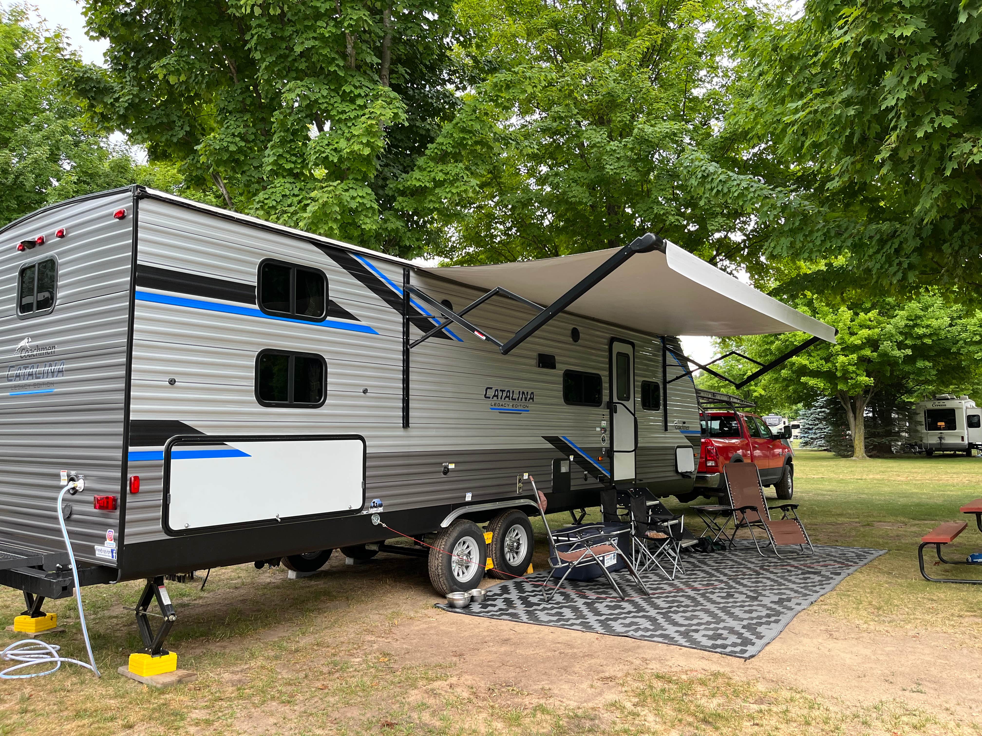 Amber C.'s photo of rv camping at Kampvilla Park, LLC near Free Soil, MI