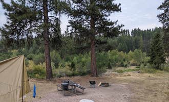 Camping near Monture Guard Station Cabin: River Junction, Ovando, Montana