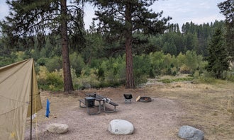 Camping near Clearwater Crossing: River Junction, Ovando, Montana
