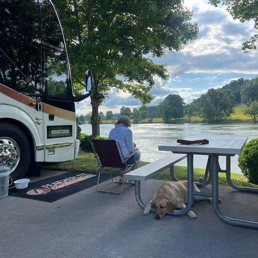 John L.'s photo of camping with pets at Hawkins Pointe RV Park near Chattanooga, TN