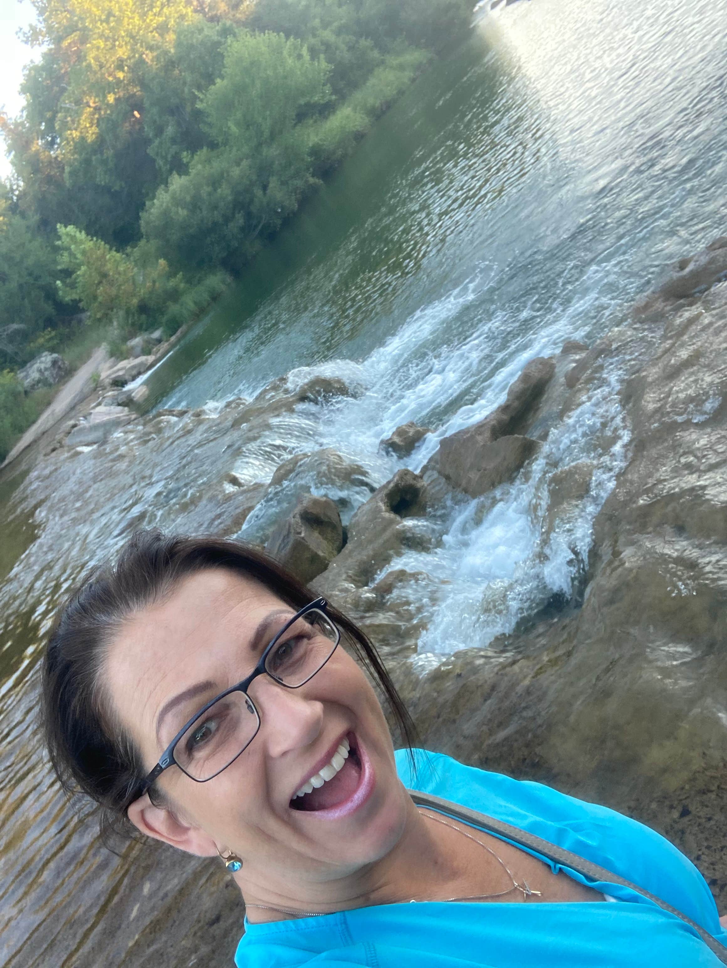 Andi P.'s photo of a dispersed camping area at Blue River Camp near Ardmore, OK
