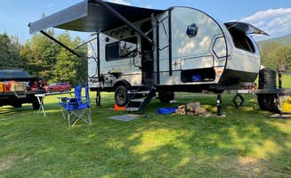 ERNIE Y.'s photo of rv camping at Aziscoos Valley Camping Area near Oquossoc, ME