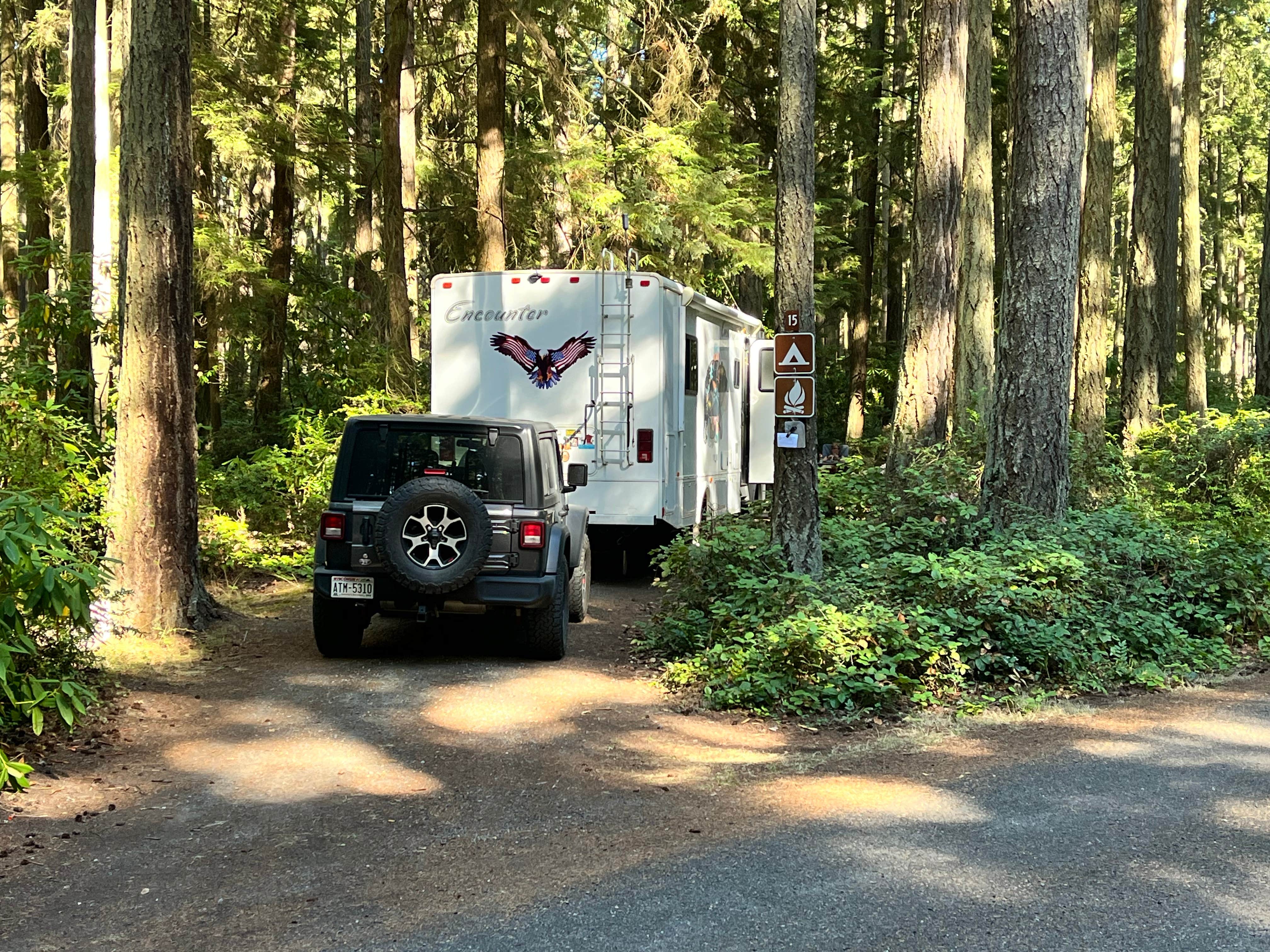 Camper-submitted photo at Rhododendron Campground near Keystone Harbor
