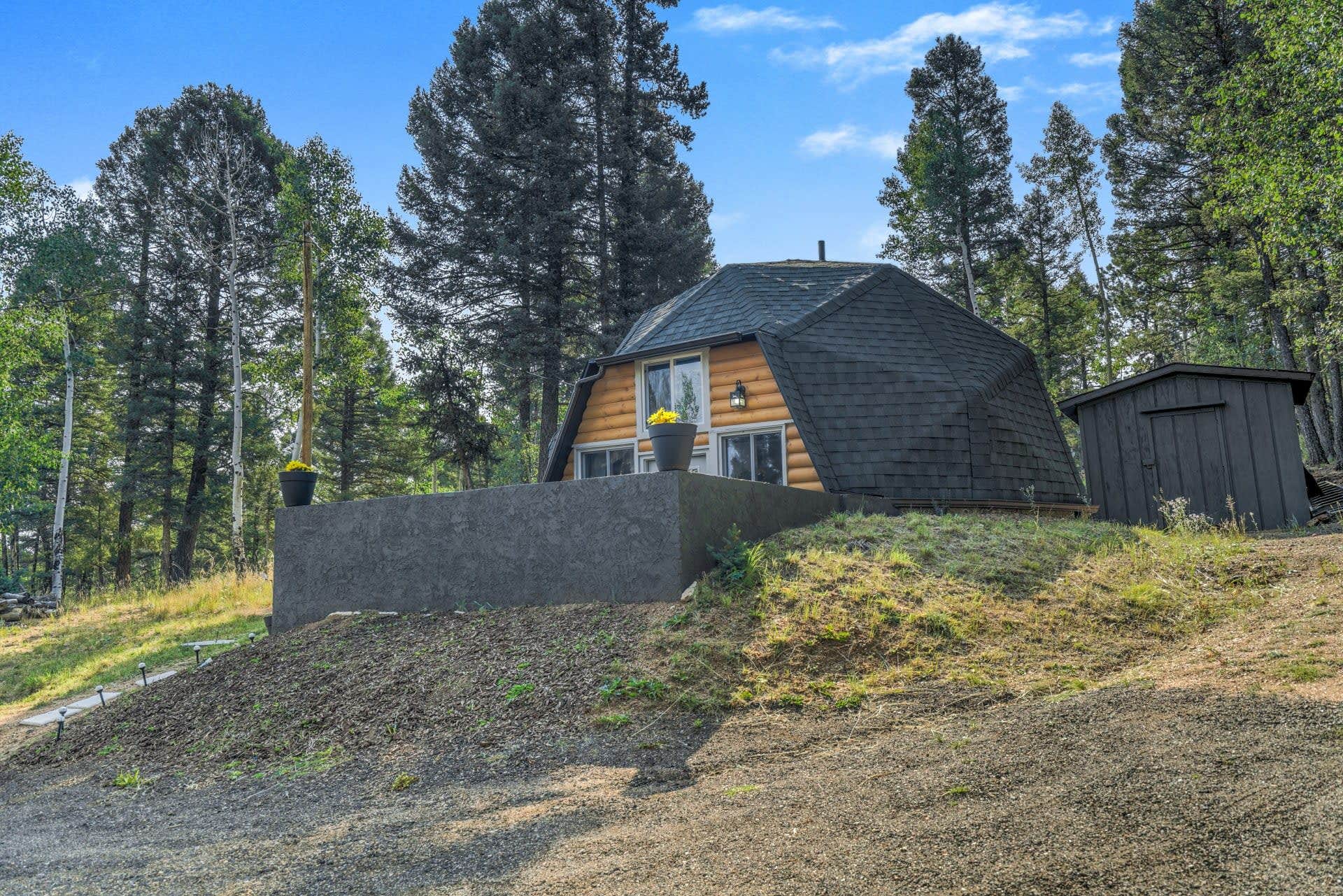 The Dyrt's photo of a cabin at Mountain Views Cabin___Romantic Getaway___Wine Grotto near Shawnee, CO
