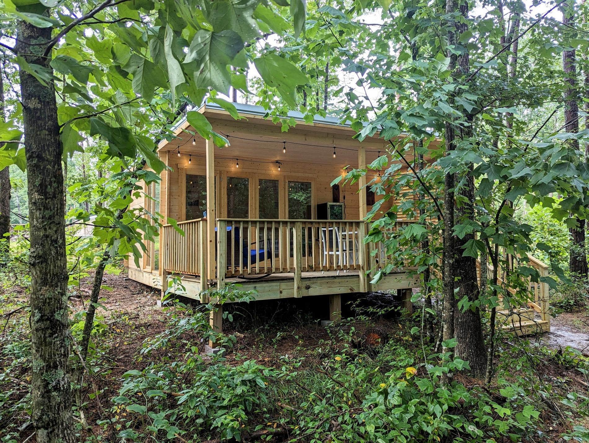 Camper submitted image from Scandinavian Cabin at Getaway on Ranger Creek - 1