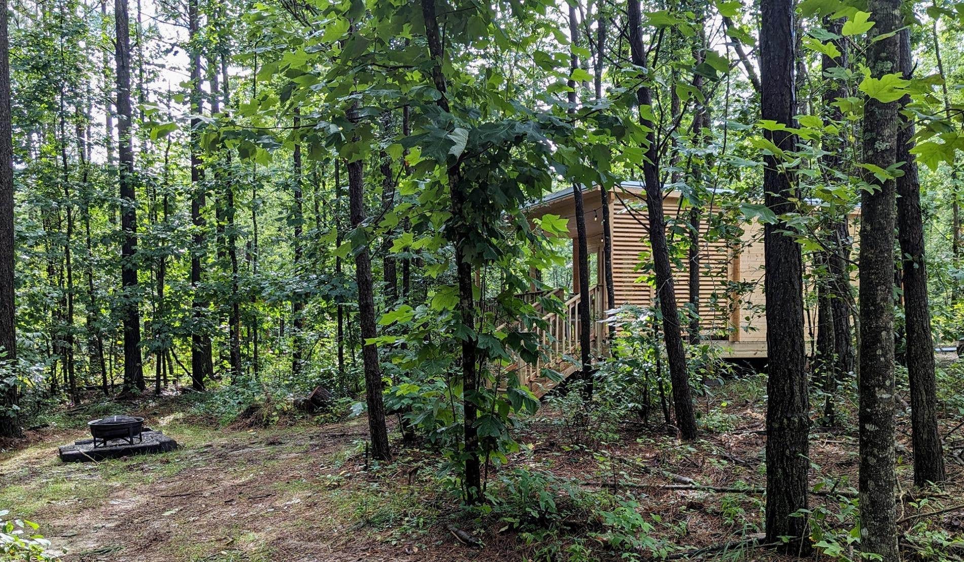 The Dyrt's photo of a cabin at Scandinavian Cabin at Getaway on Ranger Creek near Sherwood, TN