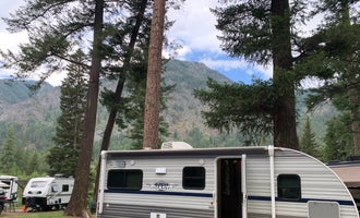 Camping near Walla Walla Forest Camp: Park At The River, Joseph, Oregon
