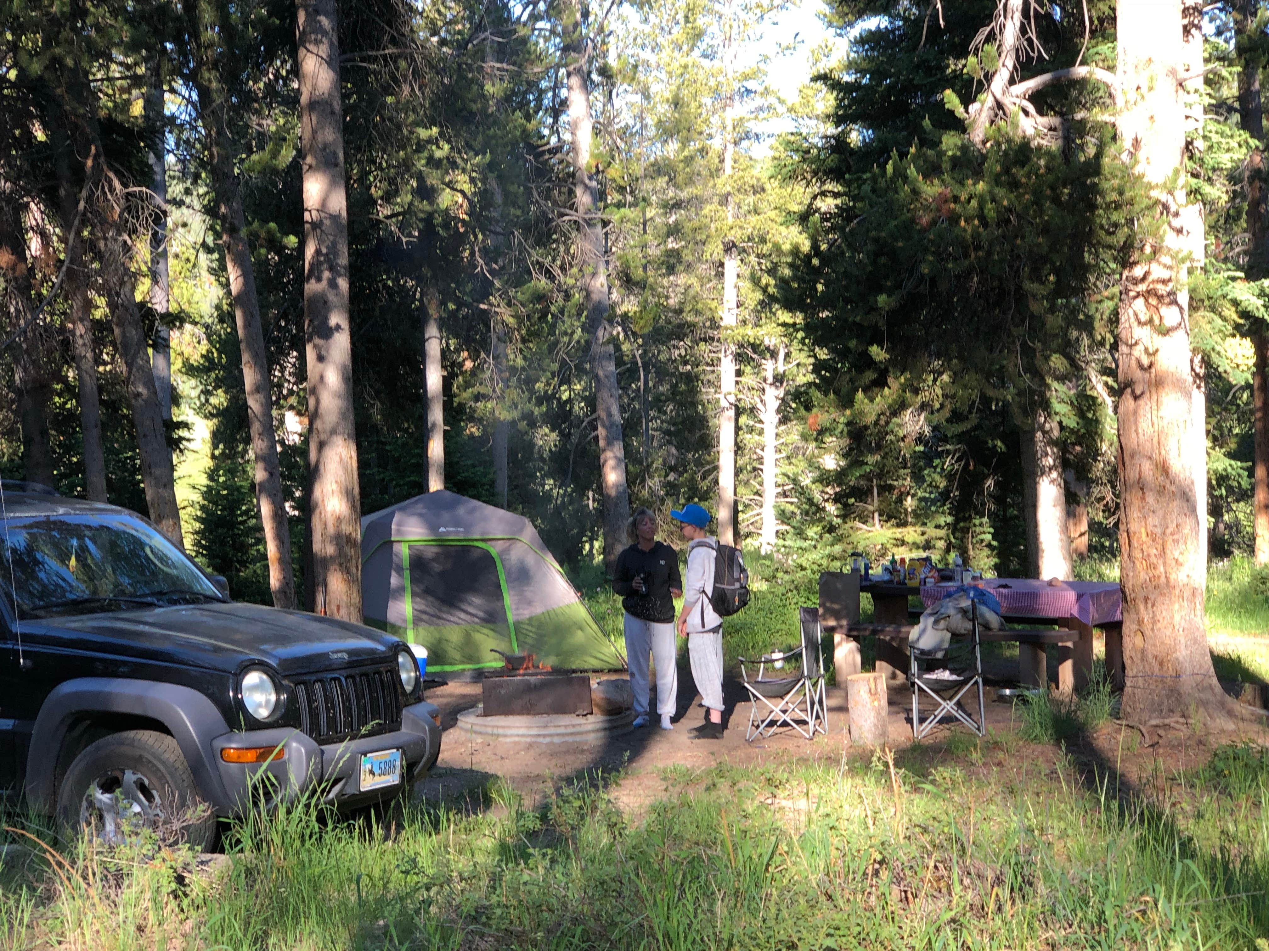 Camper-submitted photo at Hams Fork Campground near Cokeville, WY