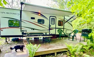 Rose L.'s photo of rv camping at Hideaway Camper By The Cave 2.0 near Cresco, IA
