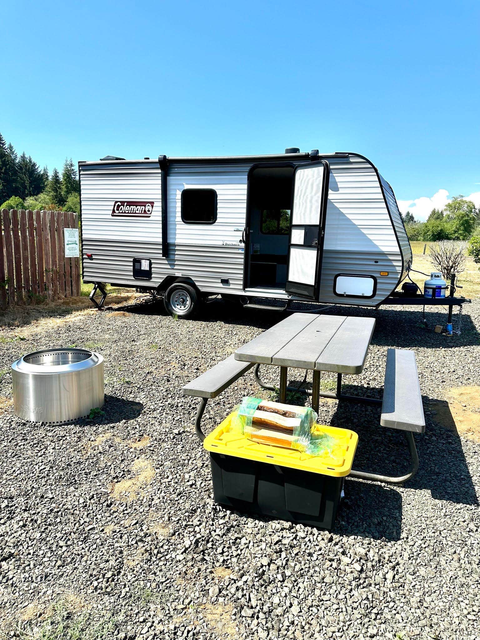 Kith Anne C.'s photo of rv camping at Riverwoods Golf and RV near Oakville, WA