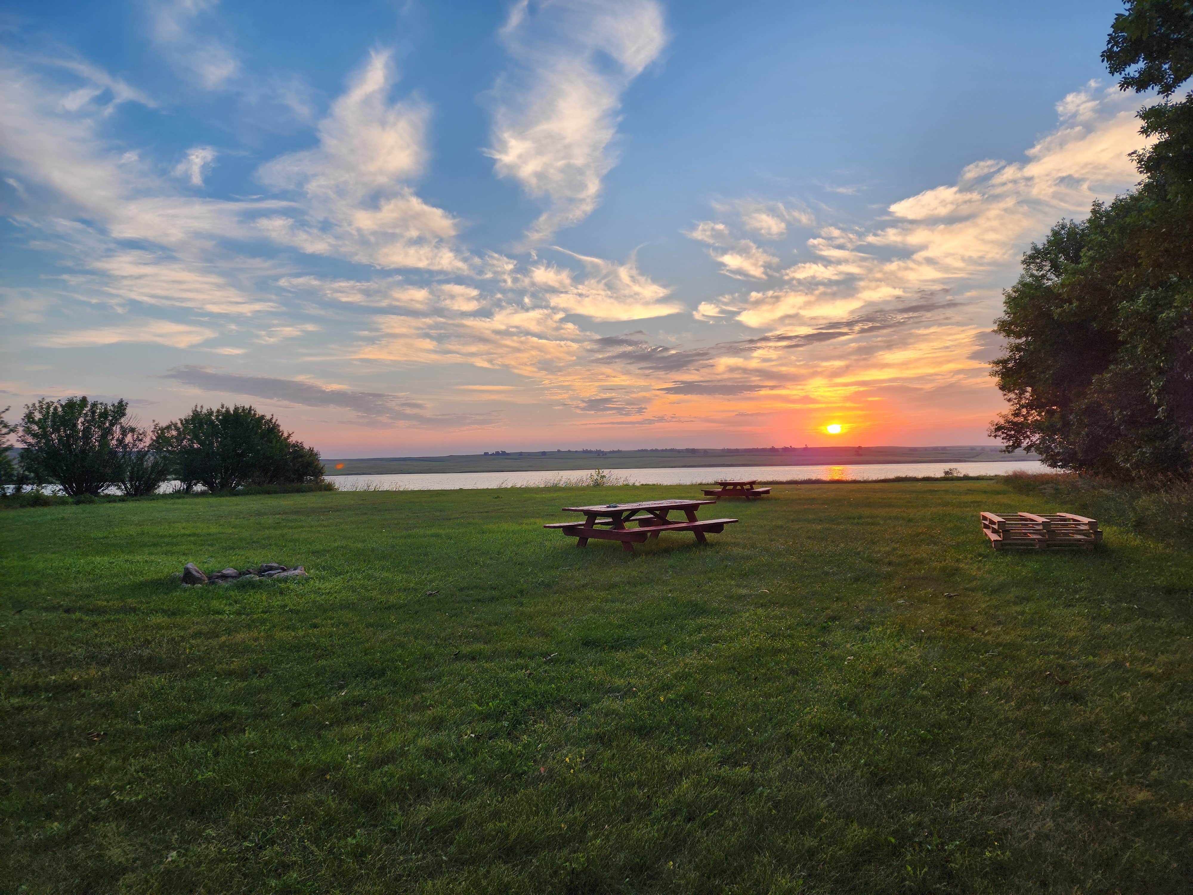 Camper-submitted photo at Wing Lake Mitchell near Underwood, ND