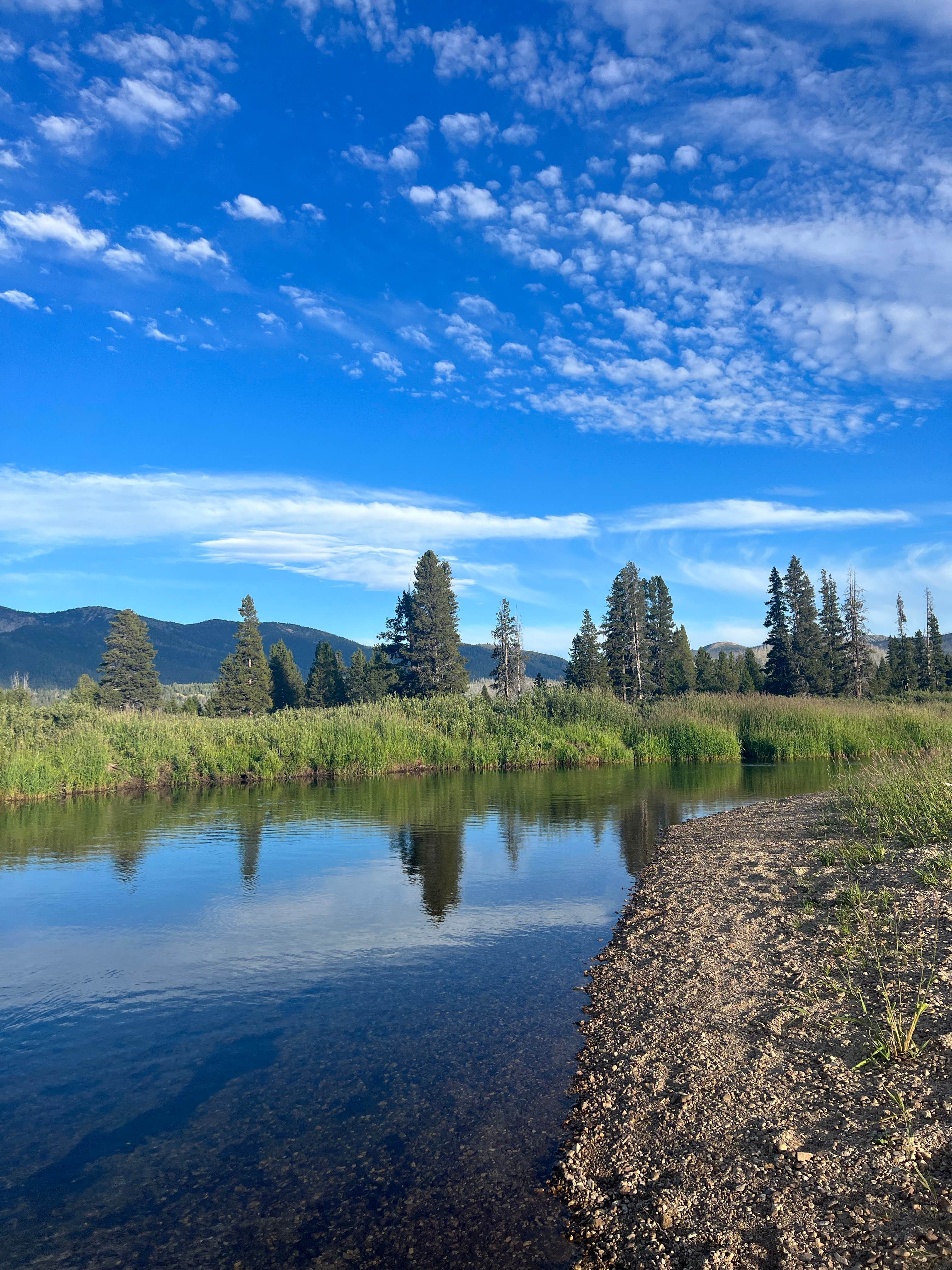 Camping near Fir Creek: Bear Valley, Stanley, Idaho