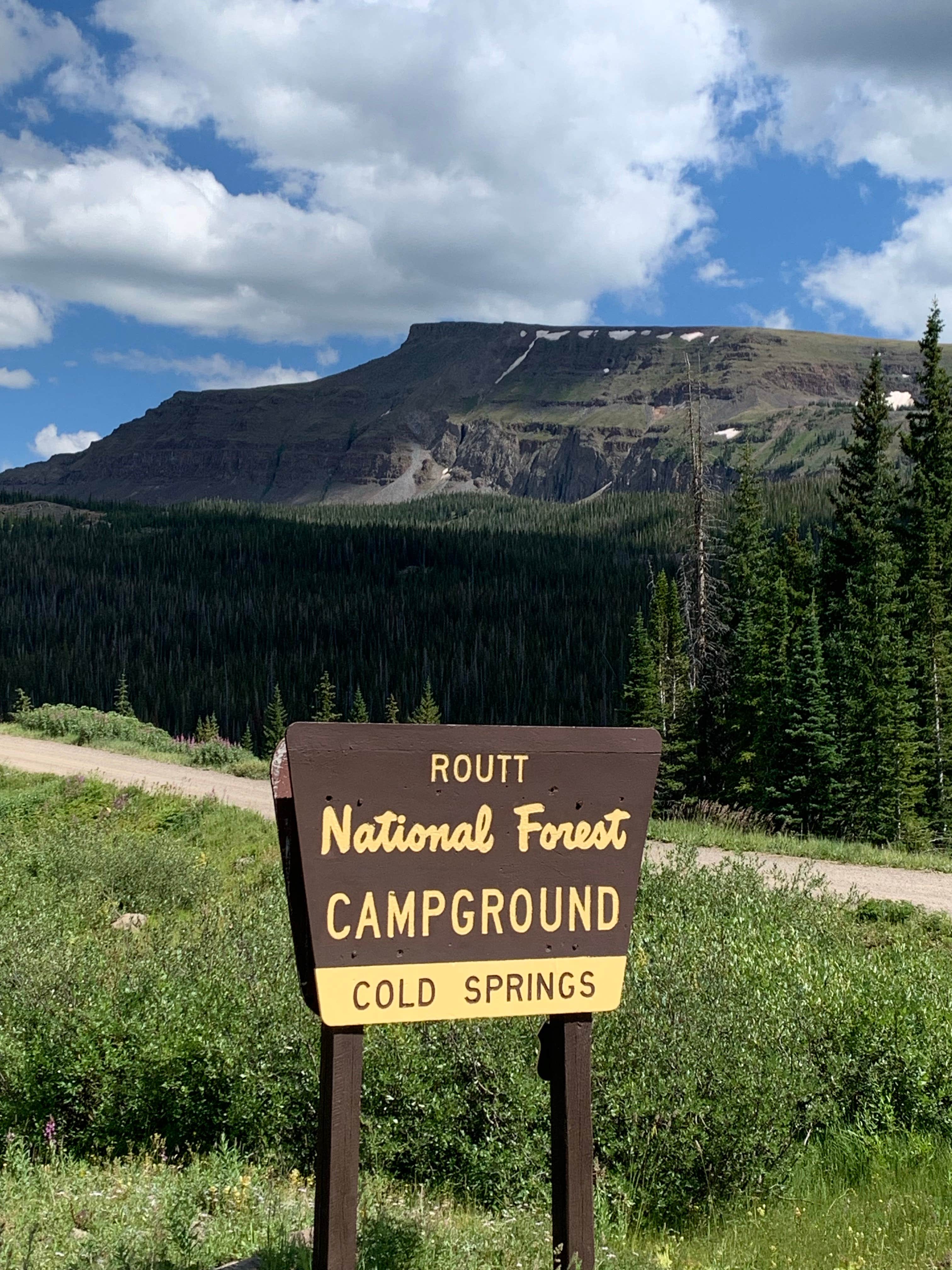 Camper-submitted photo at Cold Springs Campground near Yampa, CO