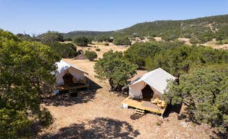 Branch Out Glamping's photo at Twin Falls: Glamping Tents near Boerne, TX