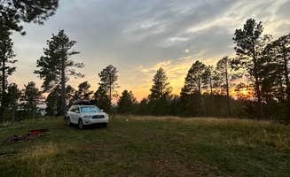 Alyson M.'s photo of a dispersed camping area at Hartman Rock Dispersed Site near Devils Tower National Monument