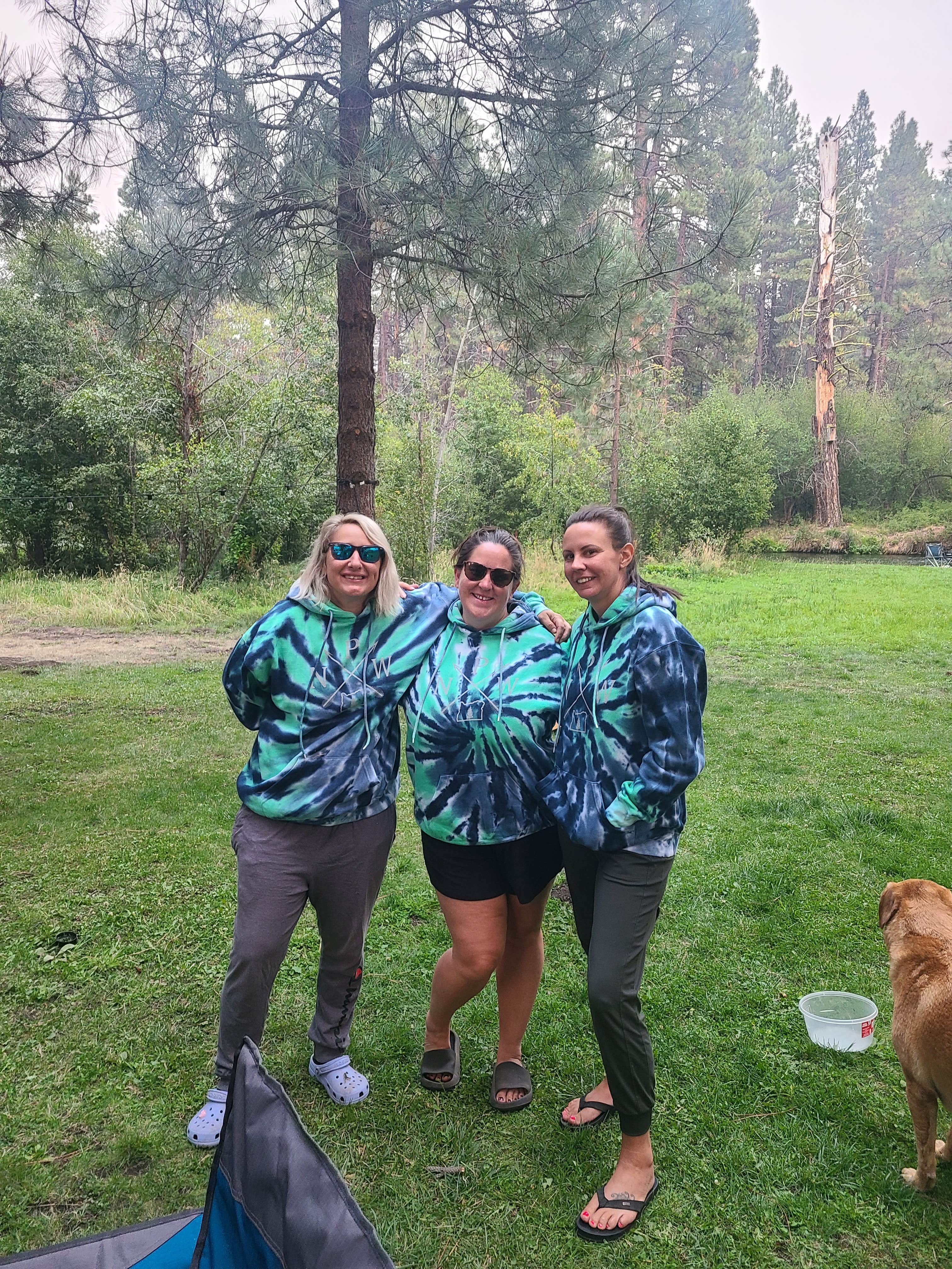 Jennifer H.'s photo of camping with pets at The Property - A Unique Campsite at Camp Sherman near Cloverdale, OR