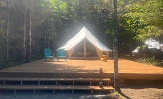 Emily S.'s photo of glamping accommodations at Columbia Gorge Getaways near Government Camp, OR