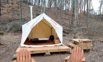 Camping near Red River Valley: Lost In The Woods, Oak Grove, Tennessee