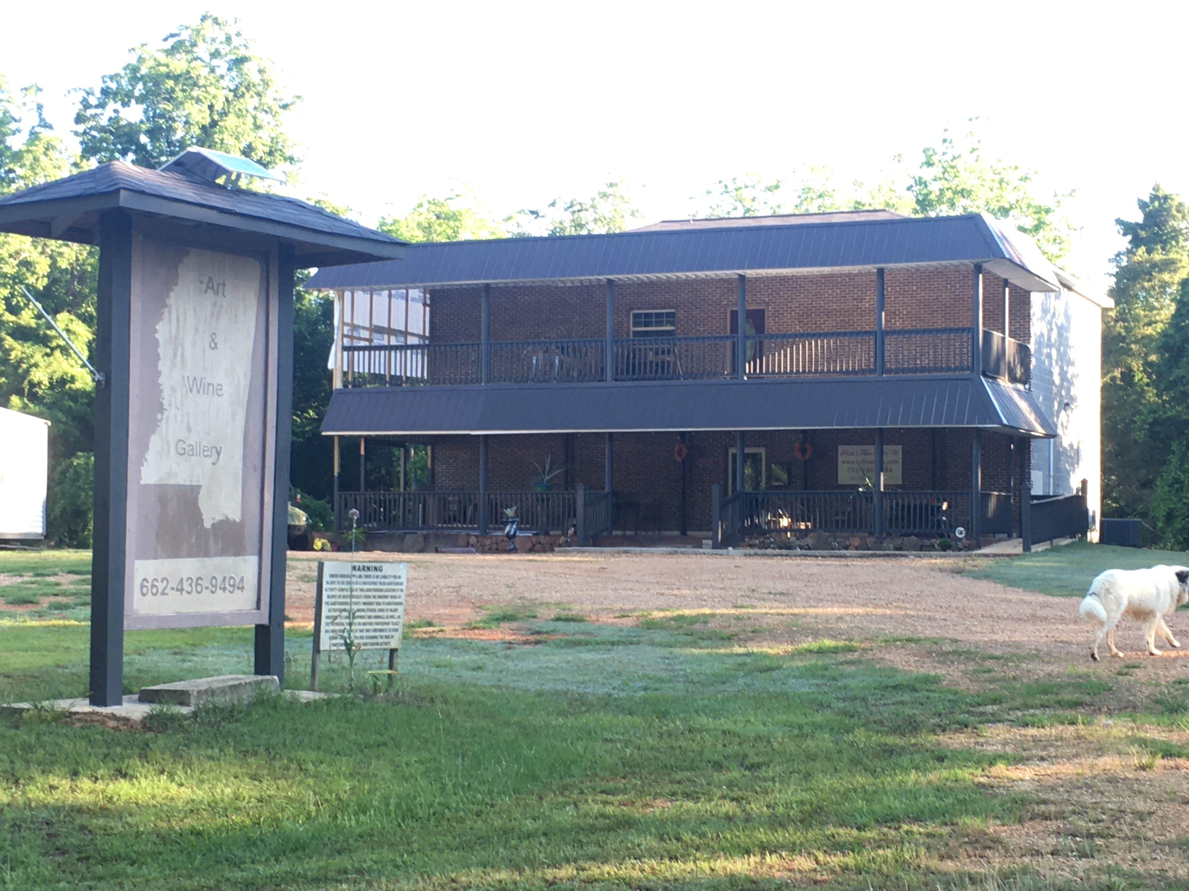 Camper-submitted photo at Mississippi Art & wine gallery near Amory, MS