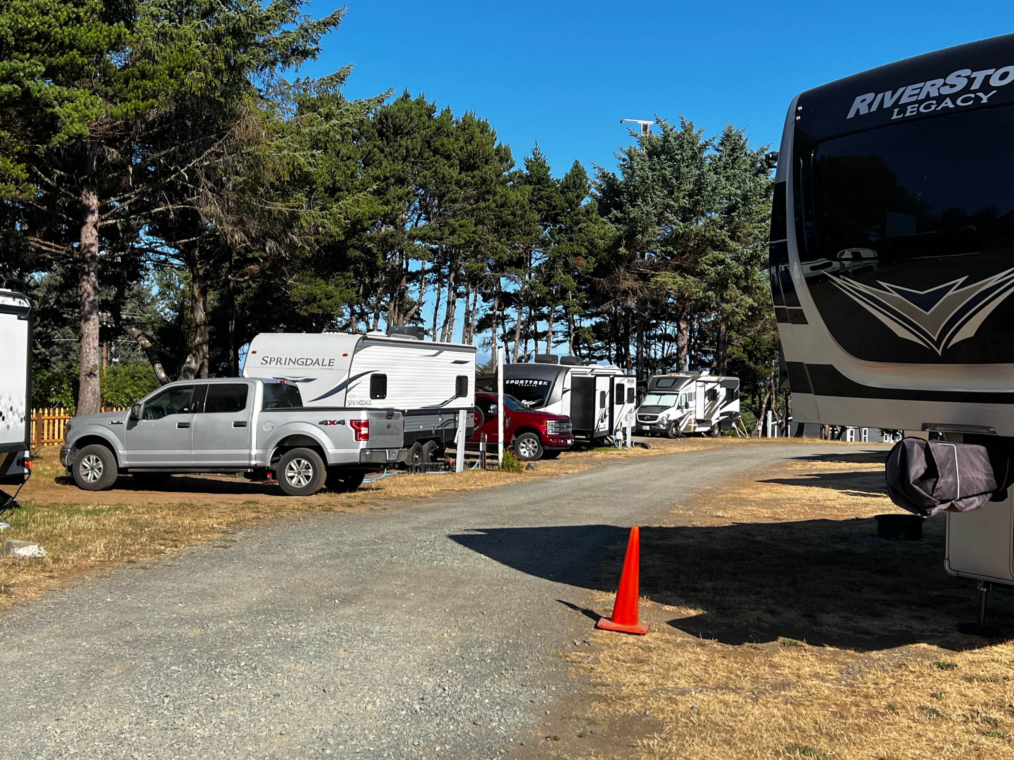 Patrick J.'s photo of rv camping at Honey Bear by the Sea RV Resort & Campground near Powers, OR