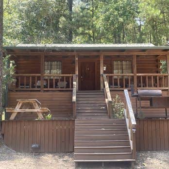 Shirley's photo of glamping accommodations at Shirley Creek Marina & Campground near Alto, TX