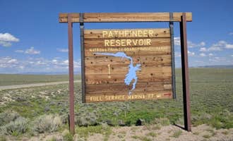Camping near North Red Hills Area — Seminoe State Park: Natrona County Pathfinder Reservoir Weiss Campground, Alcova, Wyoming