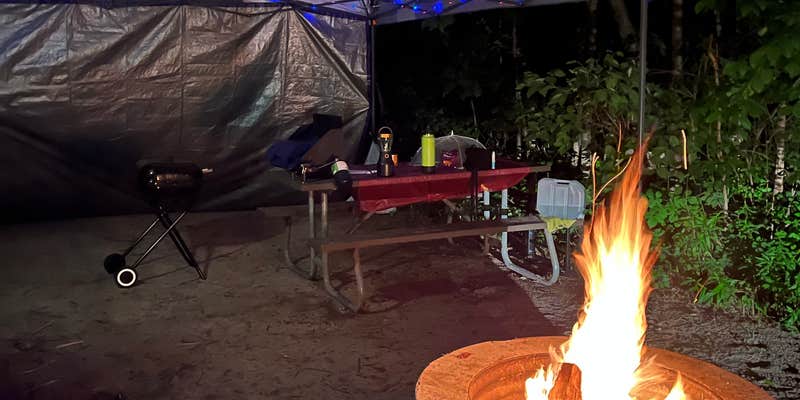 Camper submitted image from Hildebrandt Campground — Warren Dunes State Park