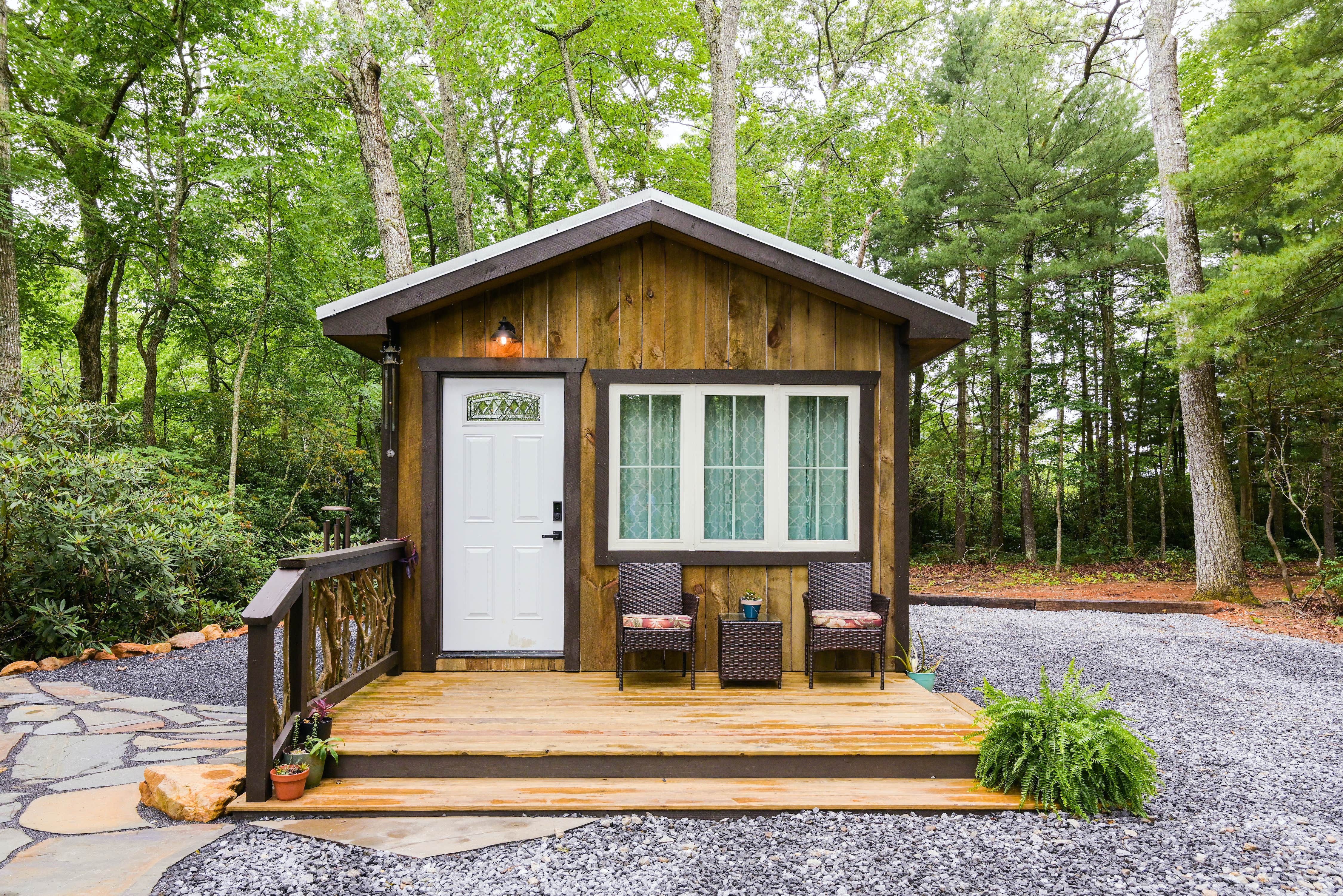 Danielle T.'s photo of a cabin at Sage Nesbitt Farm near Swannanoa, NC
