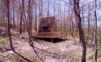Kim M.'s photo of a cabin at Compass campgrounds near Gowanda, NY