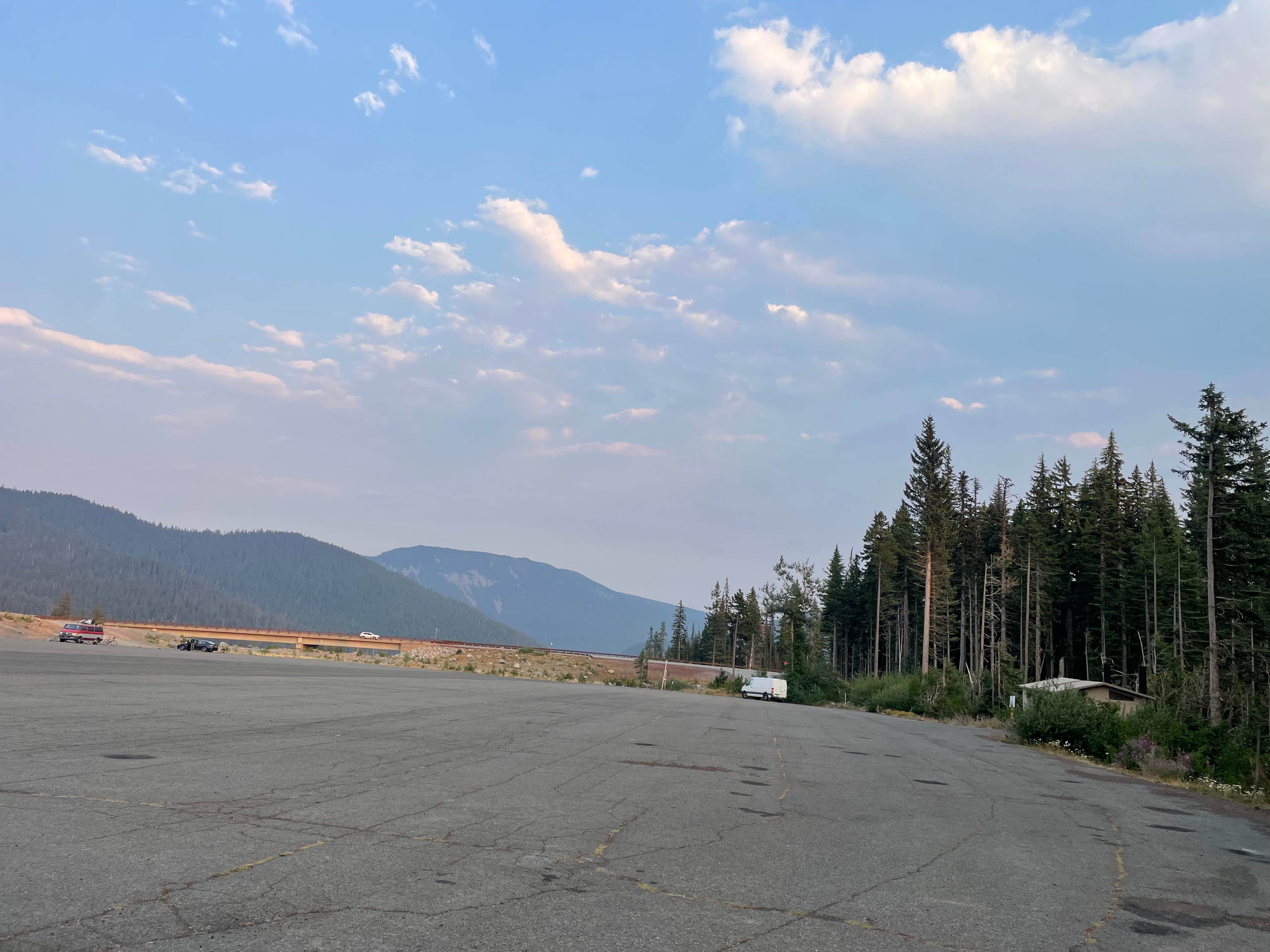 Callie C.'s photo of a dispersed camping area at White River West Sno-Park near Brightwood, OR