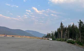 Callie C.'s photo of a dispersed camping area at White River West Sno-Park near Tygh Valley, OR