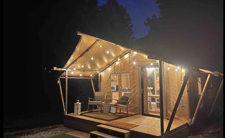 Jyothi R.'s photo of glamping accommodations at Firefly Season Glamping near Gatlinburg, TN