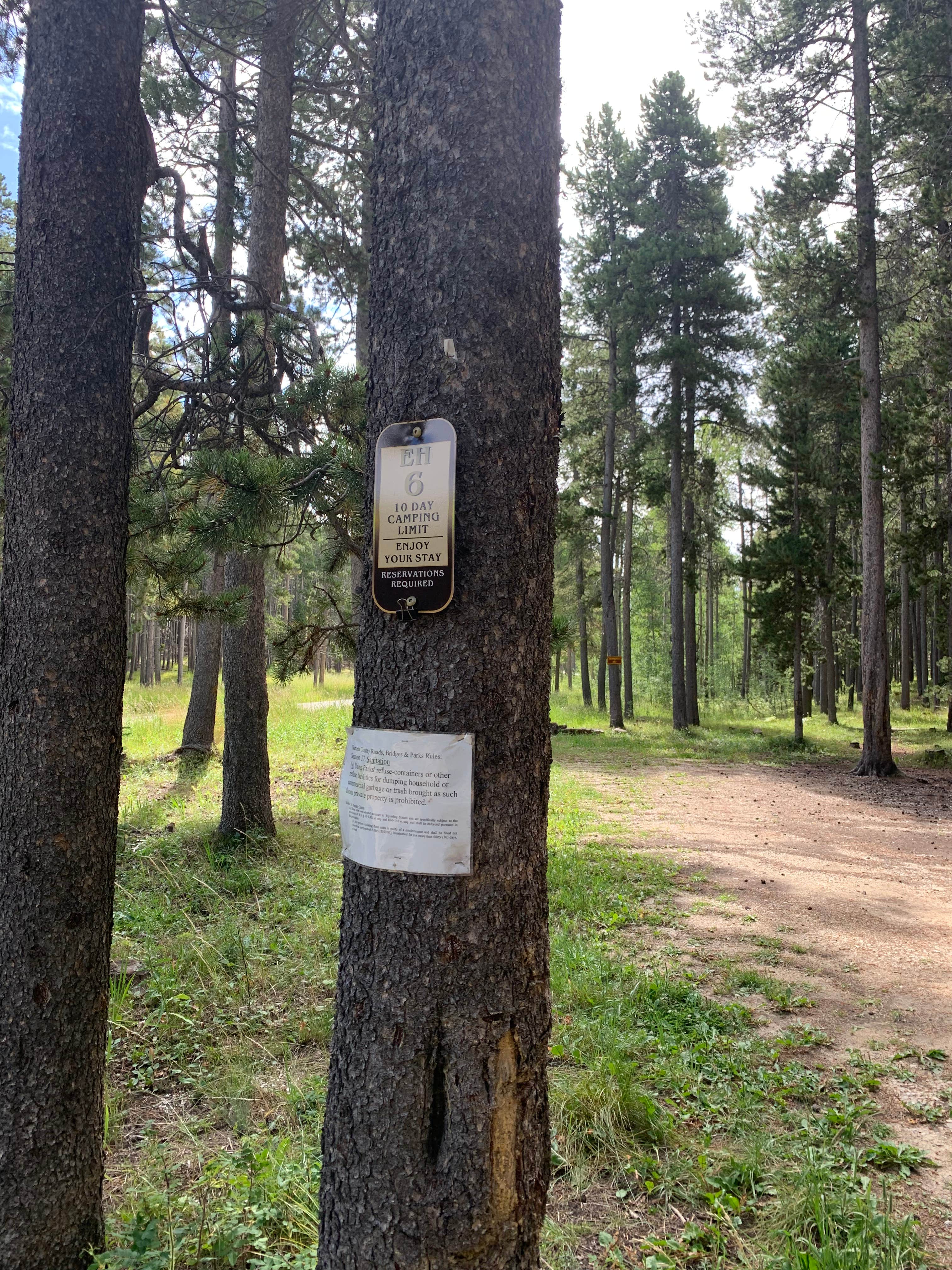 Camper-submitted photo at Elkhorn Springs Campground near Evansville, WY